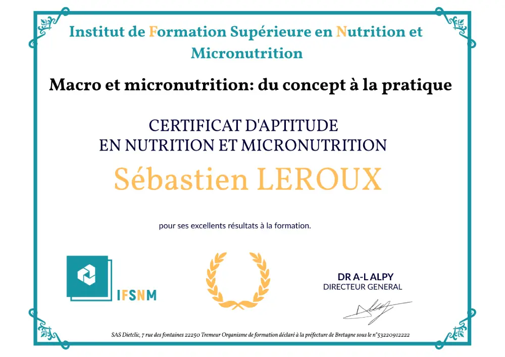 diploma de nutricionista